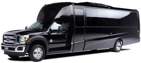 27 passenger coach bus for hire in New York City