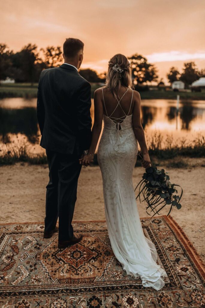 Bride and guests at a Manhattan wedding